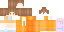 Minecraft skin texture, 64x32 legacy pixels