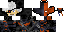 Minecraft skin texture, 64x32 legacy pixels