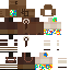 Minecraft skin texture, 64x64 pixels