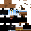Minecraft skin texture, 64x64 pixels