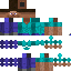 Minecraft skin texture, 64x64 pixels