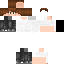 Minecraft skin texture, 64x64 pixels