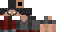Minecraft skin texture, 64x32 legacy pixels