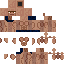 Minecraft skin texture, 64x64 pixels