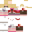 Minecraft skin texture, 64x64 pixels