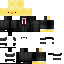 Minecraft skin texture, 64x64 pixels
