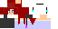 Minecraft skin texture, 64x32 legacy pixels