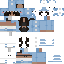 Minecraft skin texture, 64x64 pixels