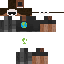 Minecraft skin texture, 64x64 pixels