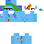 Minecraft skin texture, 64x64 pixels