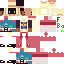 Minecraft skin texture, 64x64 pixels