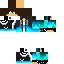 Minecraft skin texture, 64x64 pixels