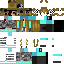Minecraft skin texture, 64x64 pixels