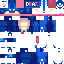 Minecraft skin texture, 64x64 pixels