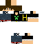 Minecraft skin texture, 64x64 pixels