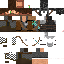 Minecraft skin texture, 64x64 pixels