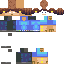 Minecraft skin texture, 64x64 pixels