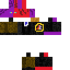 Minecraft skin texture, 64x64 pixels