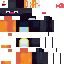 Minecraft skin texture, 64x64 pixels