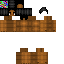 Minecraft skin texture, 64x64 pixels