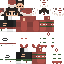 Minecraft skin texture, 64x64 pixels