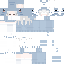 Blue Minecraft skin texture, 64x64 pixels