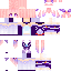 Minecraft skin texture, 64x64 pixels