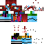Minecraft skin texture, 64x64 pixels