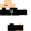 Minecraft skin texture, 64x64 pixels