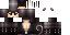 Gray Minecraft skin texture, 64x32 legacy pixels