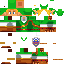 Minecraft skin texture, 64x64 pixels