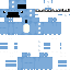 Minecraft skin texture, 64x64 pixels