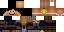 Minecraft skin texture, 64x32 legacy pixels