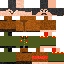 Minecraft skin texture, 64x64 pixels
