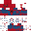 Minecraft skin texture, 64x64 pixels