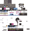 Minecraft skin texture, 64x64 pixels