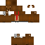 Minecraft skin texture, 64x64 pixels