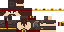 Minecraft skin texture, 64x32 legacy pixels