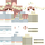 Minecraft skin texture, 64x64 pixels