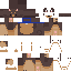 Minecraft skin texture, 64x64 pixels