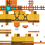 Minecraft skin texture, 64x64 pixels