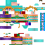 Minecraft skin texture, 64x64 pixels