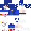 Minecraft skin texture, 64x64 pixels