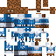 Minecraft skin texture, 64x64 pixels