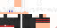 Minecraft skin texture, 64x32 legacy pixels