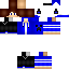 Minecraft skin texture, 64x64 pixels