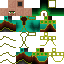 Minecraft skin texture, 64x64 pixels