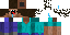 Minecraft skin texture, 64x32 legacy pixels