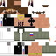 Minecraft skin texture, 64x64 pixels