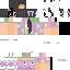 Pink Minecraft skin texture, 64x64 pixels